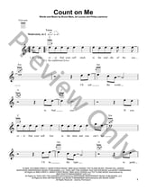 Count On Me Guitar and Fretted sheet music cover